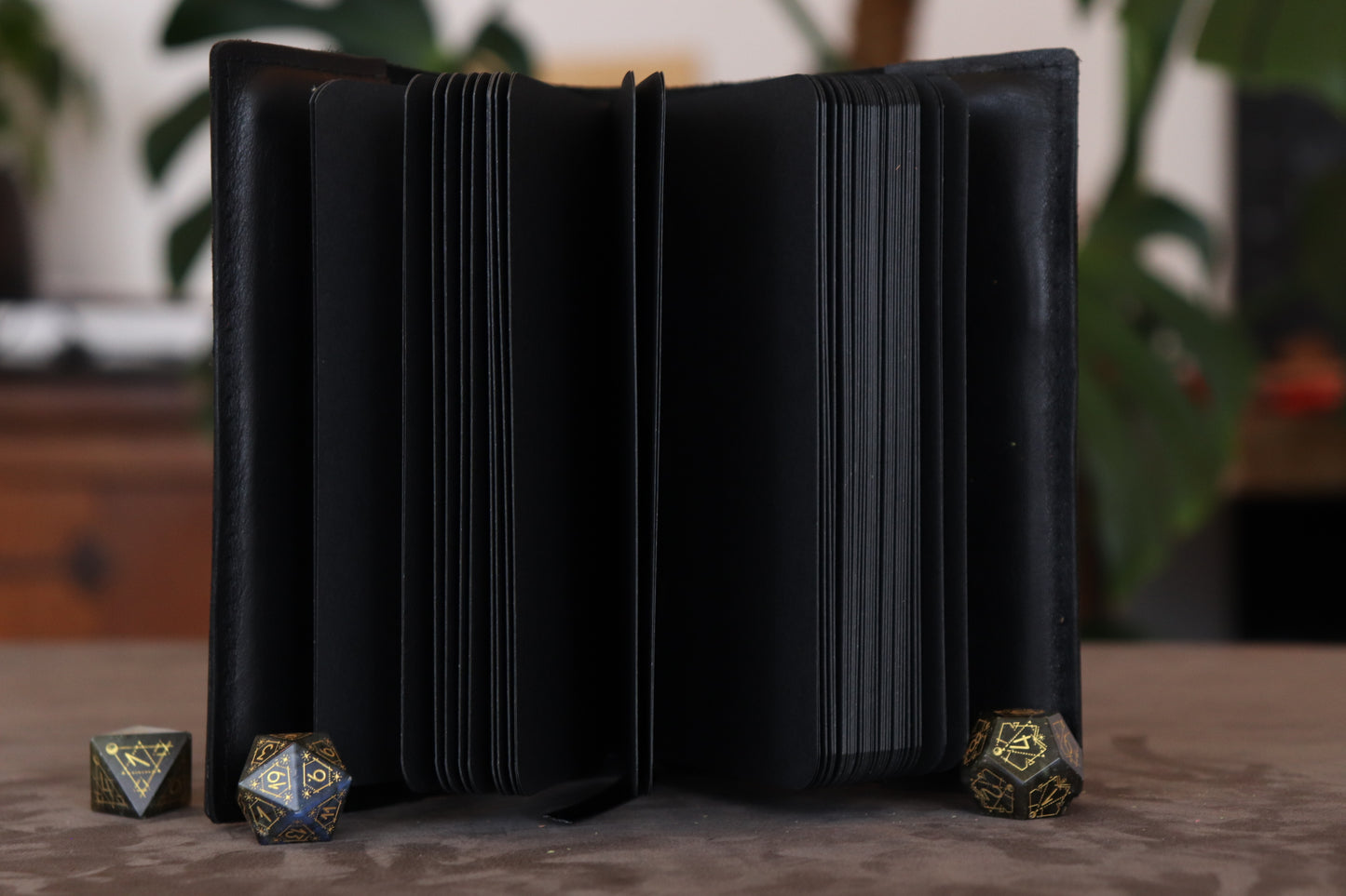 Leather sketchbook 12x12 cm