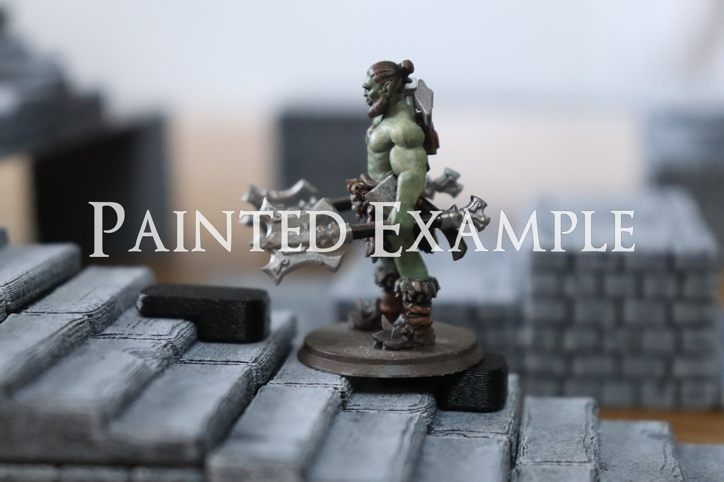 Modular Terrain - Stairs (Straight) - Unpainted