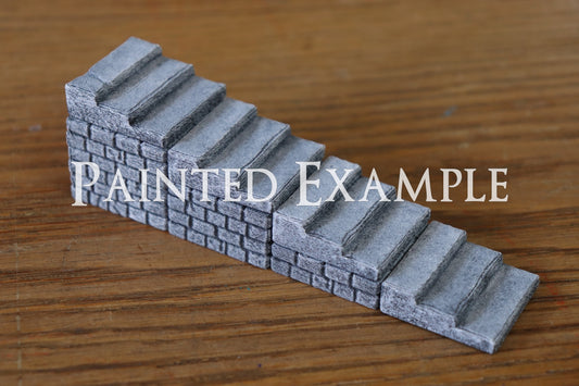 Modular Terrain - Stairs (Straight) - Unpainted