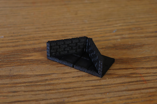 Modular Terrain - Walls (Diagonal) - Unpainted