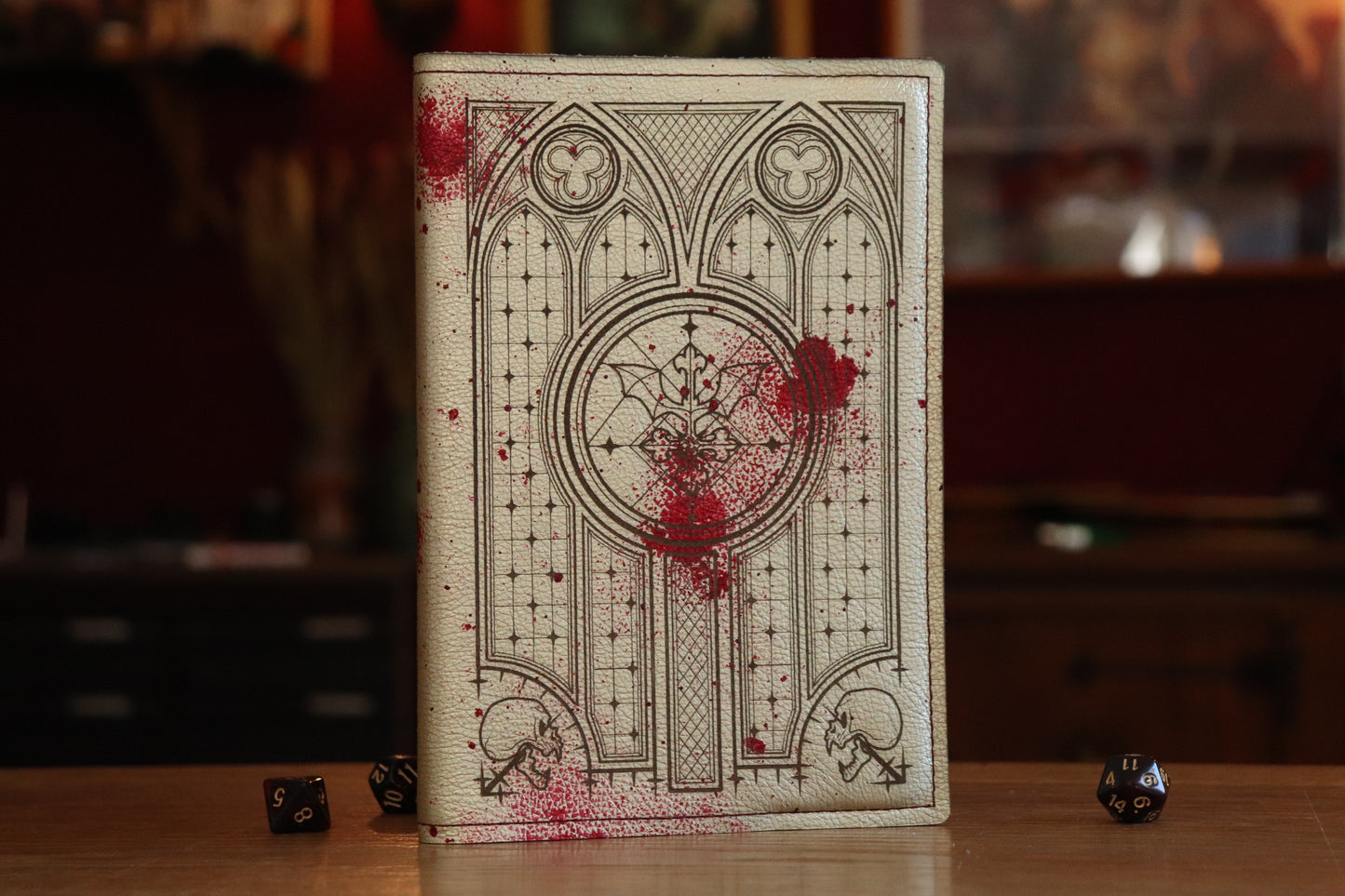 Undead King - bloodsplatter notebook