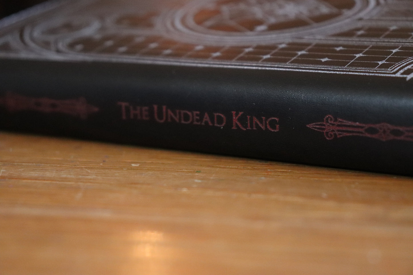Undead King - black and white inlay sketchbook
