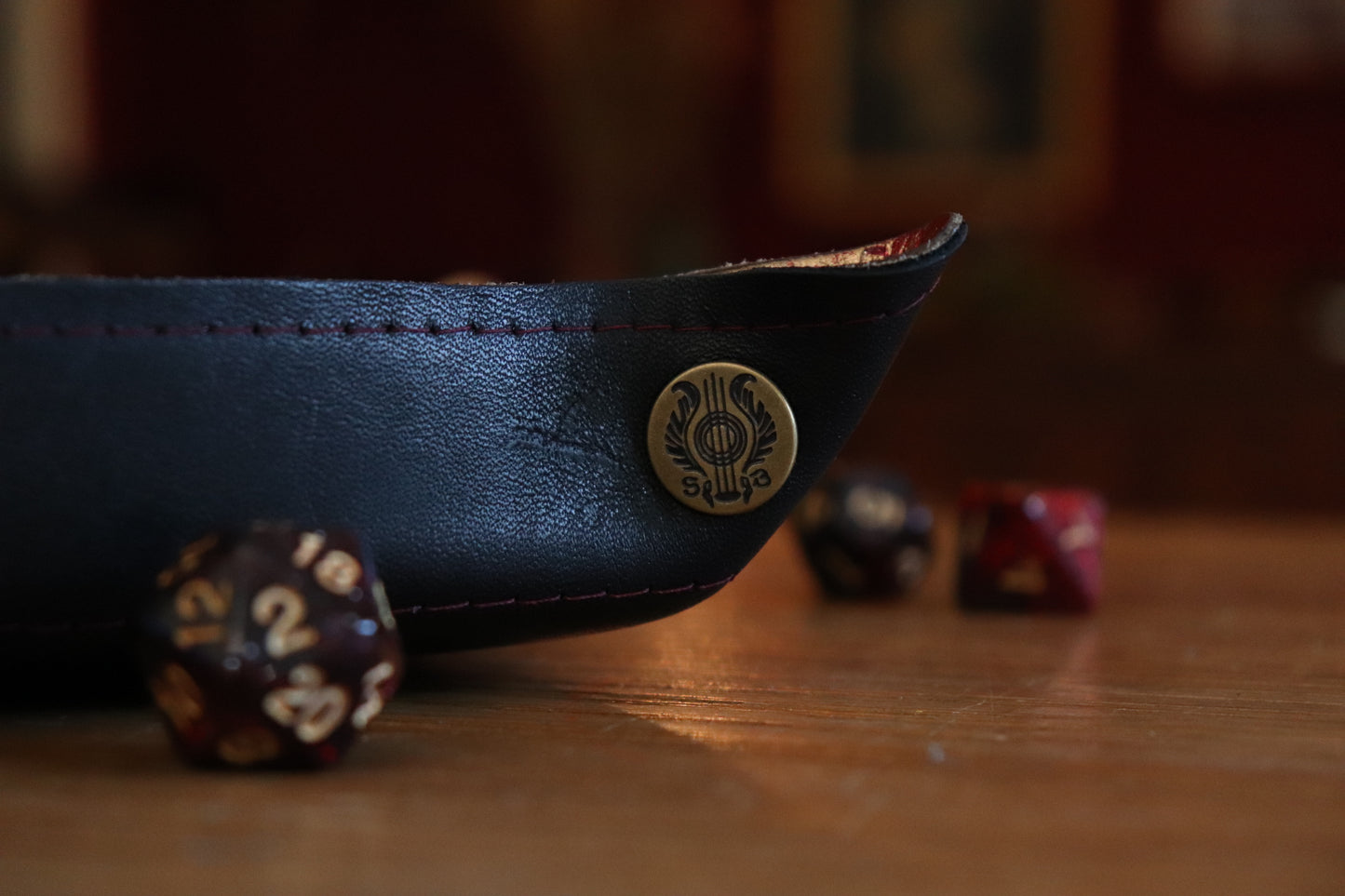 Undead King - bloodsplatter dice tray