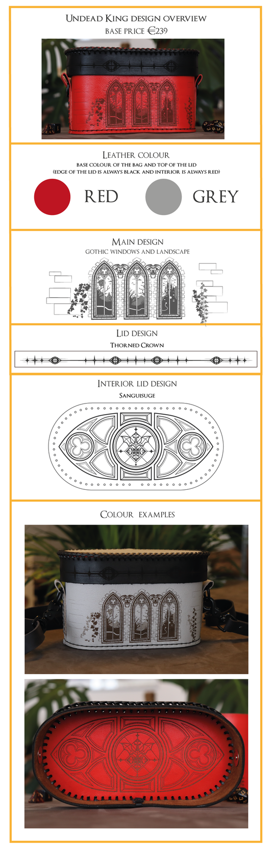 Undead King Dice Bag