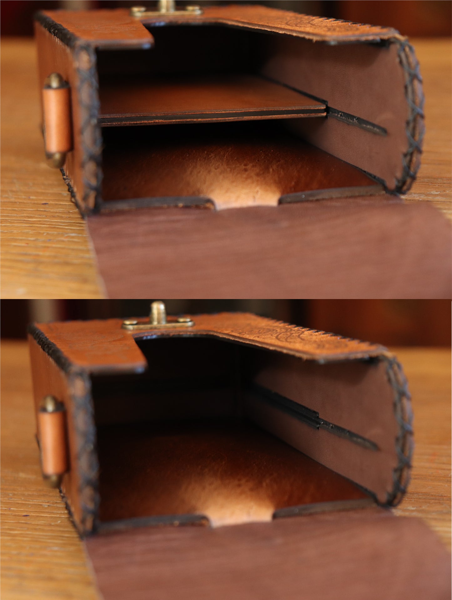 Leaves of Lórien - brown festival pouch