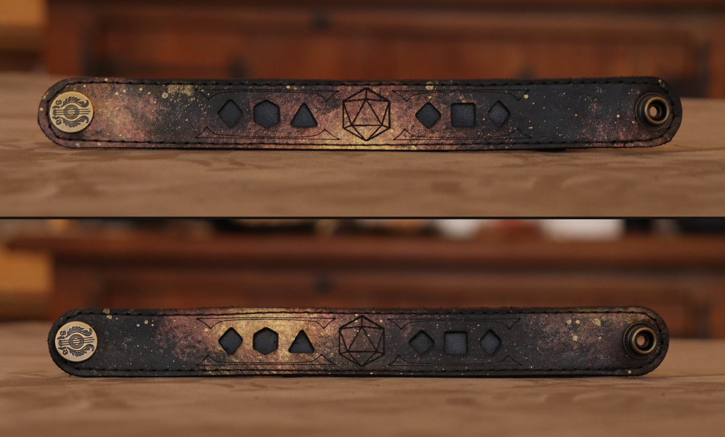 Burning Galaxy D20 bracelet