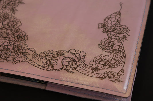 Book Sleeve Upgrade - Lilac leather