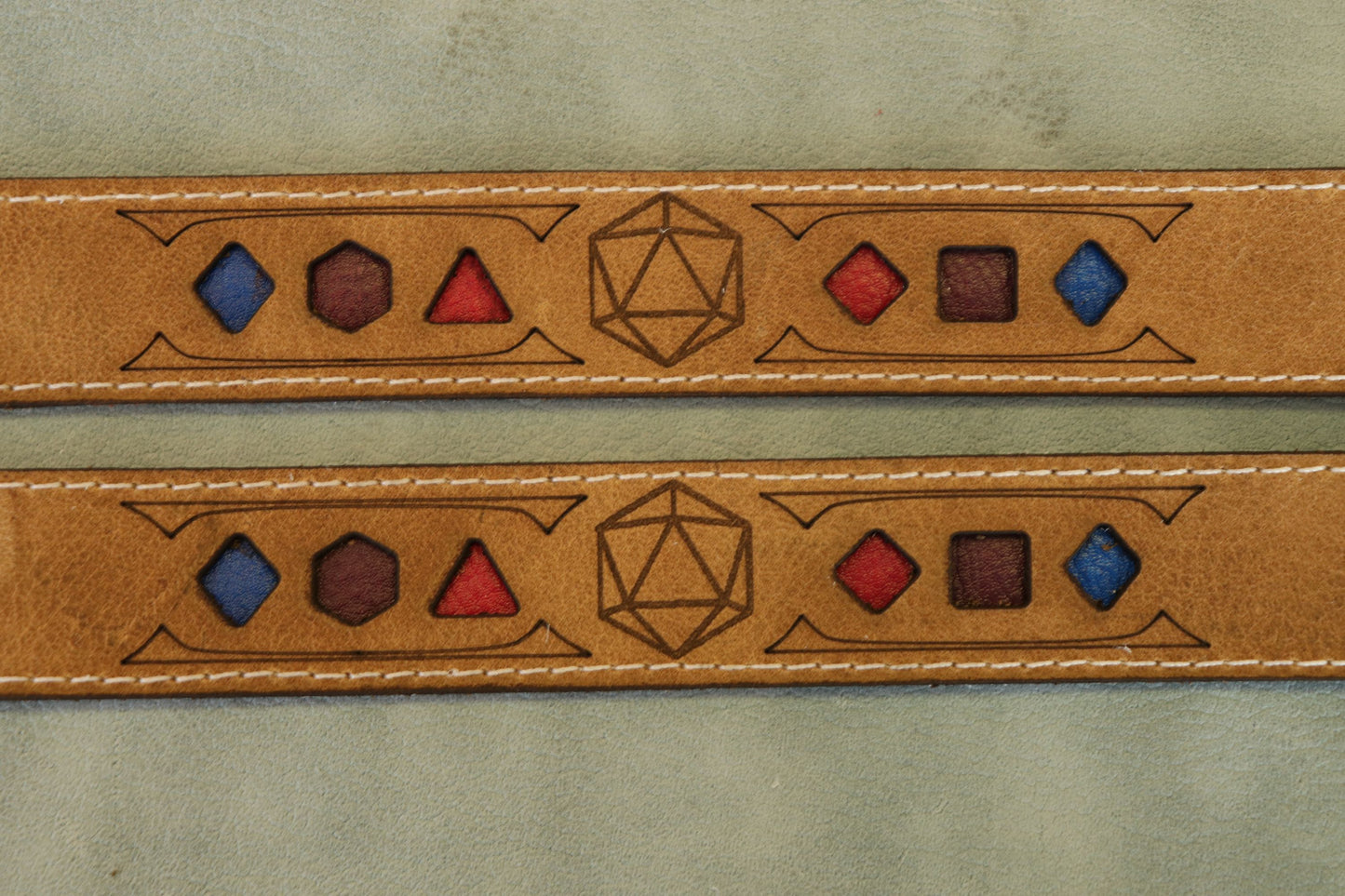 Polyhedral Dice Pride bracelet - Bisexual flag