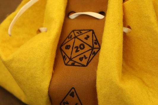 Brown dicebag