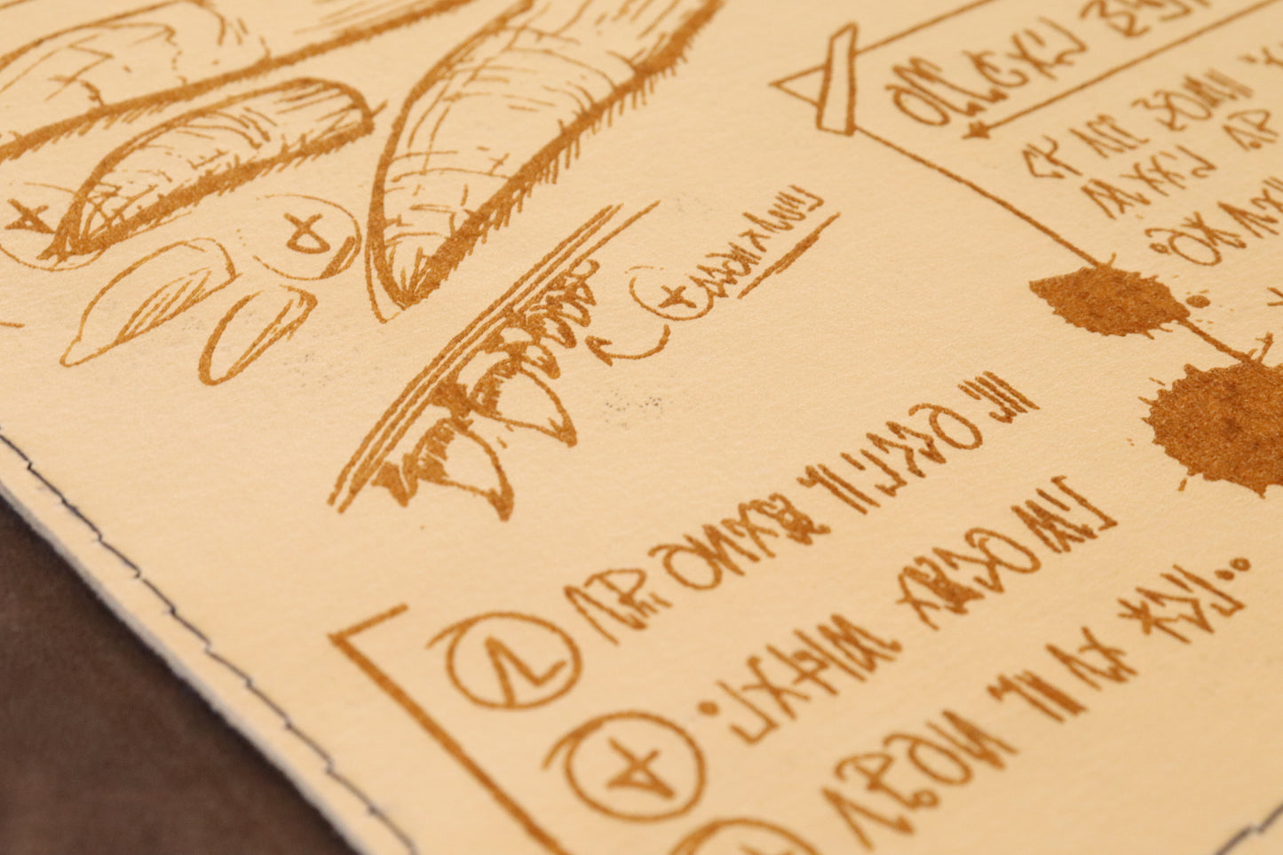 Blue Dragon - ready to ship dice scroll