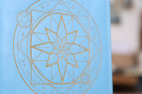 Star Summoner - blue and gold sketchbook 12x12 cm
