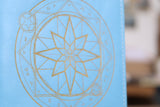Star Summoner - blue and gold sketchbook 12x12 cm
