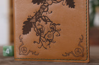 Leather sketchbook 9x14 cm