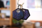 Galaxy Leather Keychain / D2 Coin
