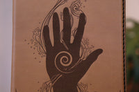 Caster Compendium - Double, Wizard engraving, Brown