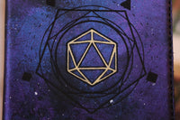 Caster Compendium - Double, D20 engraving (painted details), Galaxy