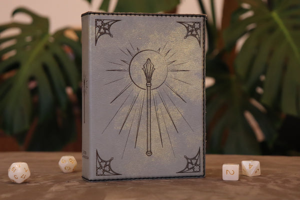 Caster Compendium - Double, Cleric engraving, Grey & Gold Touch
