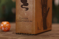 Caster Compendium - Regular, Wizard engraving, Brown & Gold Touch