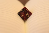 A5 Notebook Sleeve - Mollymauk, Red & Gold Touch