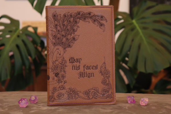 A5 Notebook Sleeve - Mollymauk, Brown