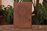 A5 Notebook Sleeve - Mollymauk, Brown