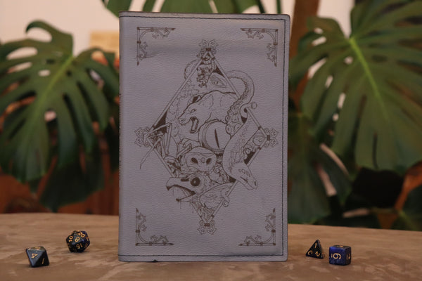 A5 Notebook Sleeve - Bestiary, Grey