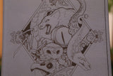 A5 Notebook Sleeve - Bestiary, Grey