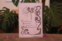 A5 Notebook Sleeve - Necromantic, Pink & Gold Touch