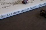 D&D Book Sleeve - Architect, White leather, red stitching
