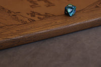 D&D Book Sleeve - Ranger, Brown leather, dark green stitching