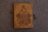 D&D Book Sleeve - Vault, Brown leather, brown stitching