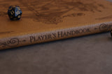D&D Book Sleeve - Vault, Brown leather, brown stitching