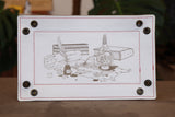 Dice Tray - Dungeon Master, Red bottom
