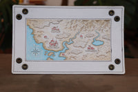 Dice Tray - Terra Map, Brown bottom