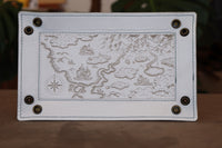 Dice Tray - Map, Black bottom