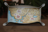 Dice Tray - Terra Map, Dark Green bottom