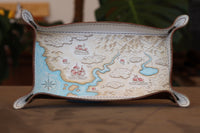 Dice Tray - Terra Map, Brown bottom
