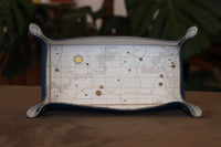 Dice Tray - Star Chart, Royal Blue bottom
