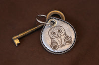 Premium Keychain - Silver Owlbear
