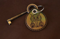 Premium Keychain - Emerald Owlbear