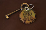 Premium Keychain - Emerald Owlbear