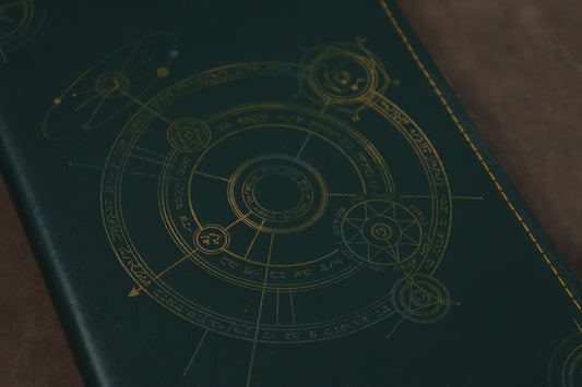 Conjurer notebook - triple inlay