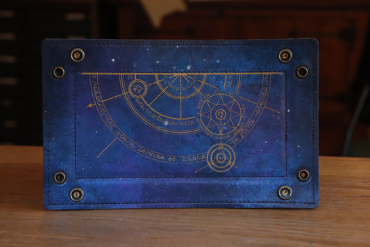 The Conjurer Galaxy in gold - Dice Tray
