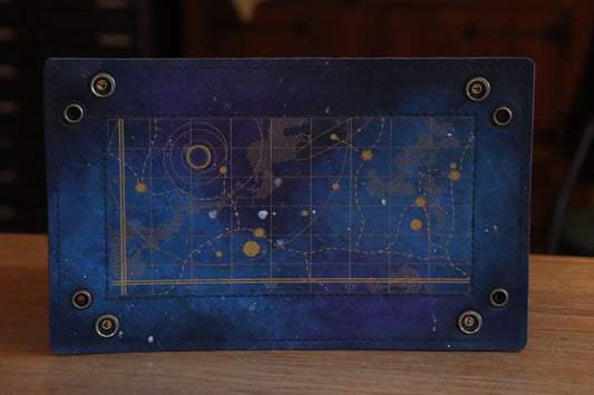 The Galaxy Chart in gold - Dice Tray