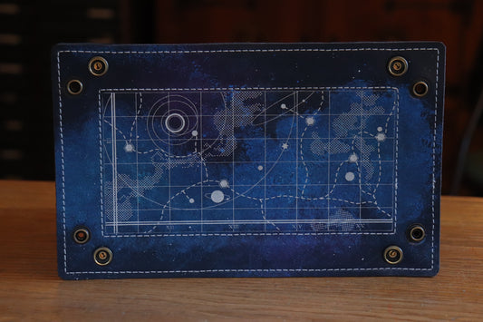 The Galaxy Chart in white - Dice Tray