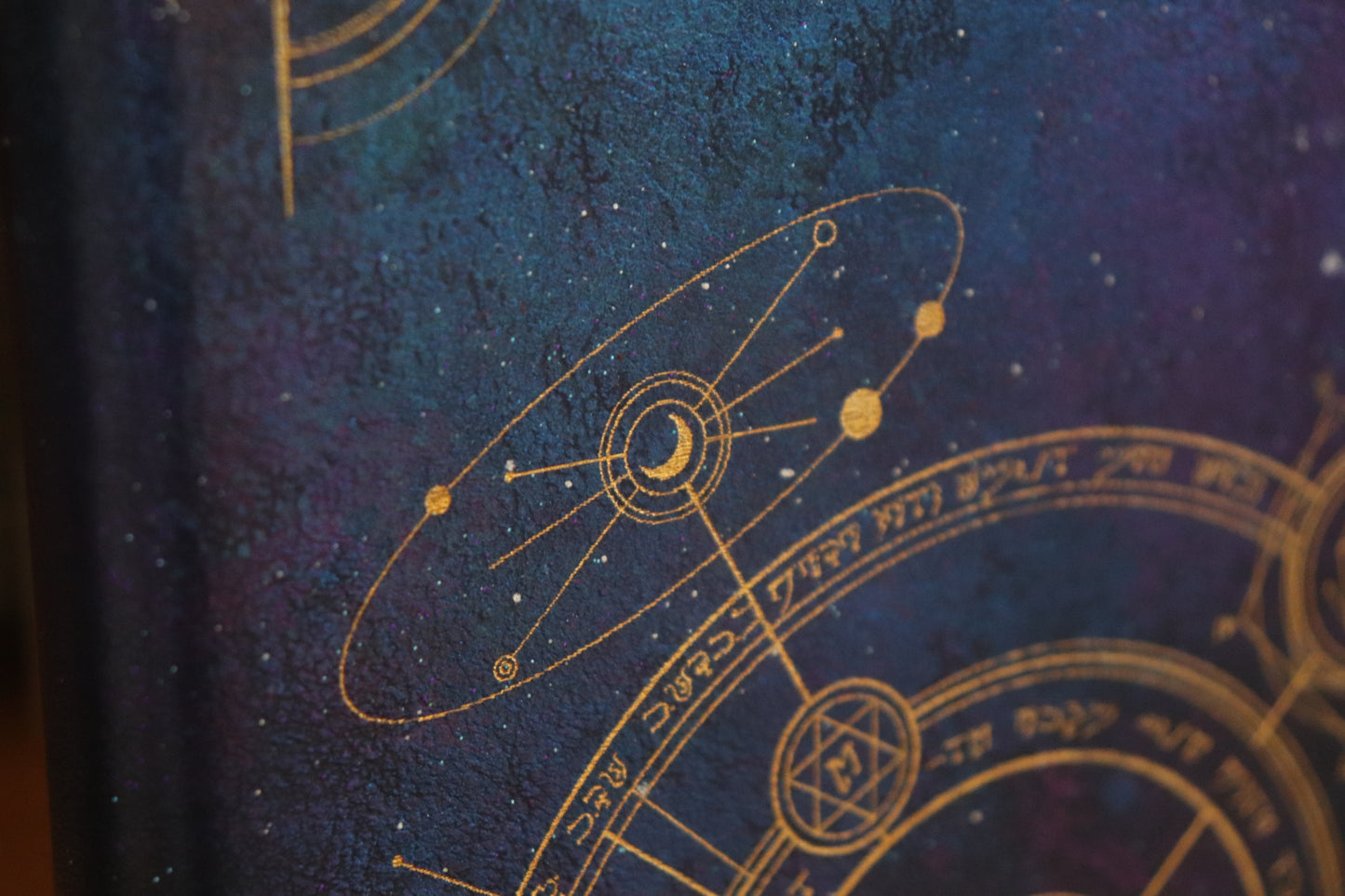 The Conjurer Circle in sparkling Galaxy - A5 notebook