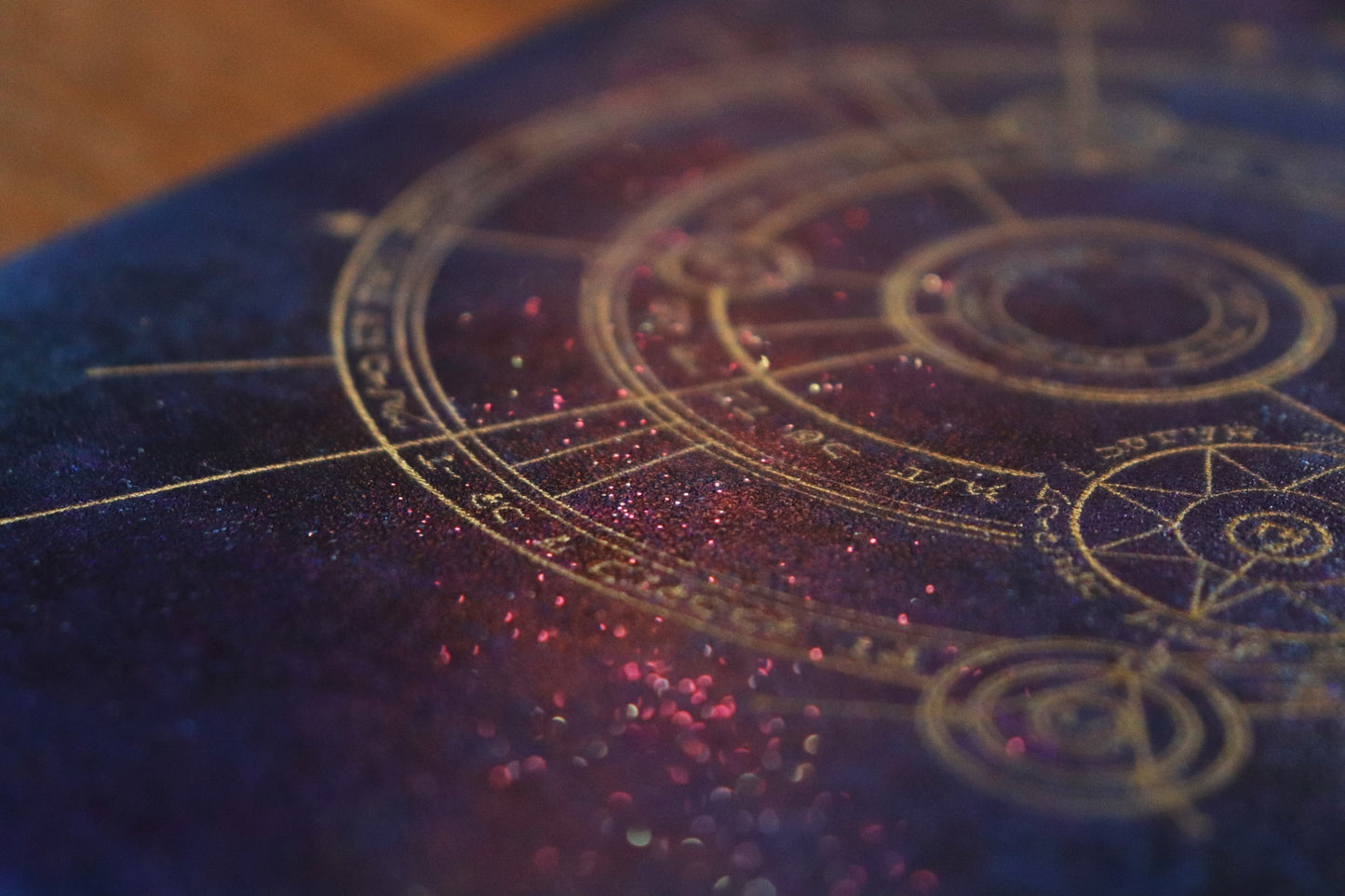 The Conjurer Circle in sparkling Galaxy - A5 notebook