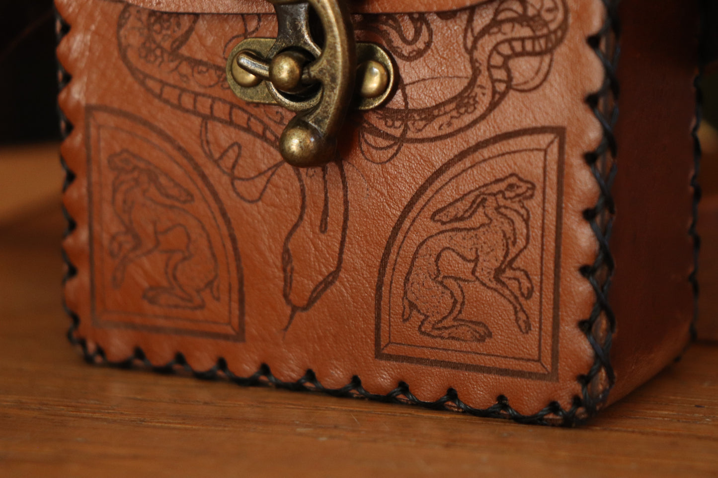 The Garden Witch - brown festival pouch