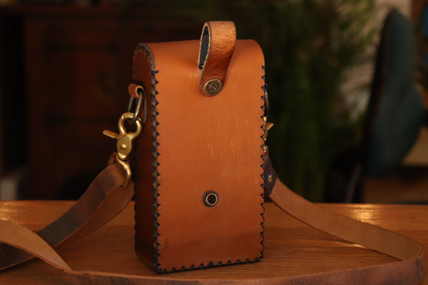 The Garden Witch - brown festival pouch