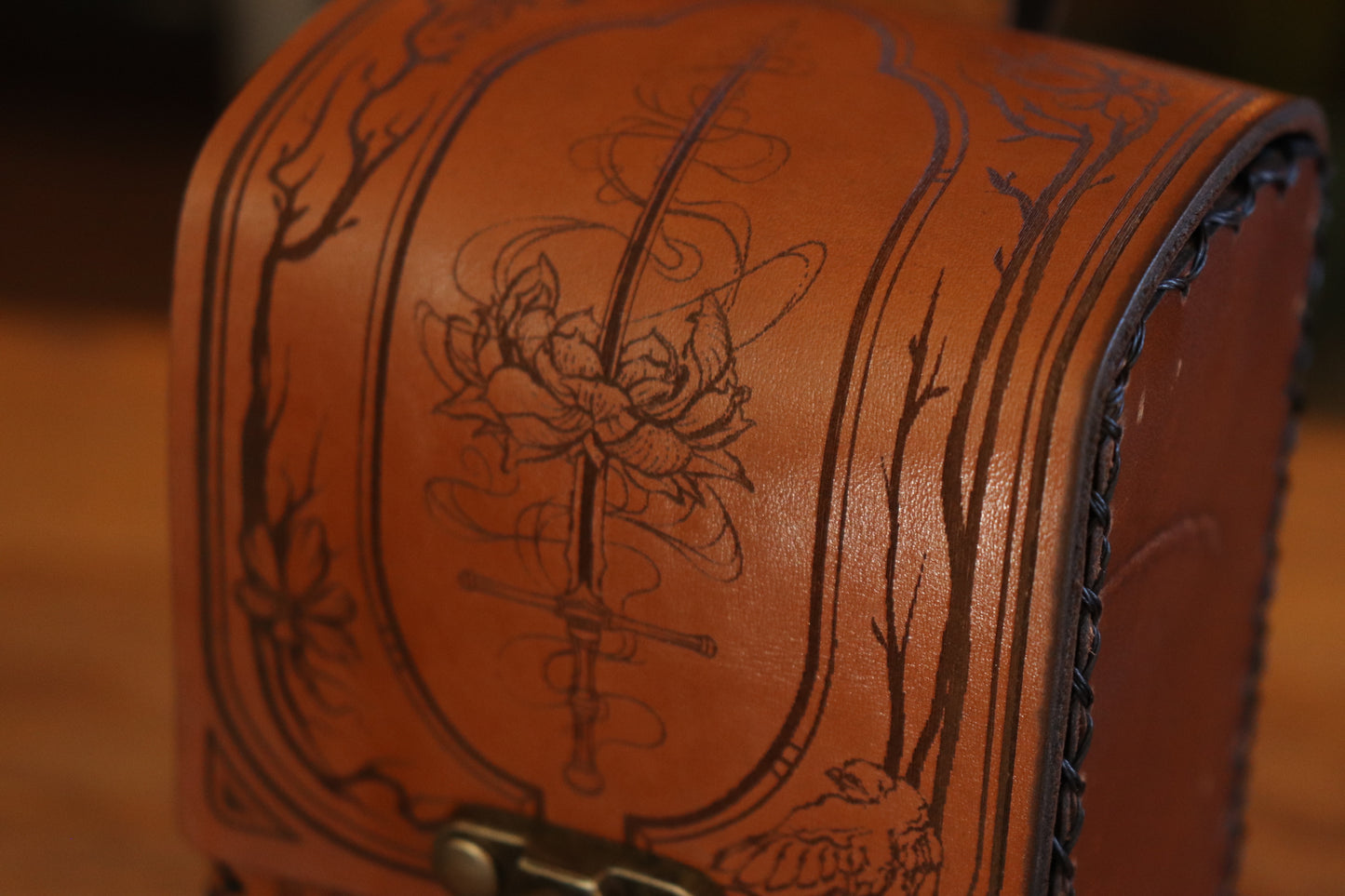 Tarot card pouch - the Garden Witch